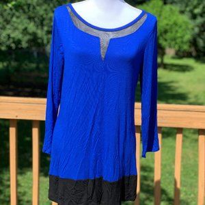 Cable & Gauge - Blue Long Sleeve Top